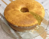 Bolo de fubá batido no liquidificador