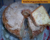 Bolo rápido de banana e canela