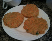 Hambúrguer de cenoura simples