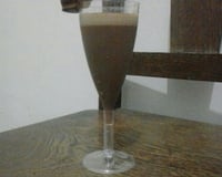 Milk shake de chocolate caseiro
