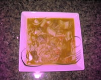 Sopa de carne à moda da vovó