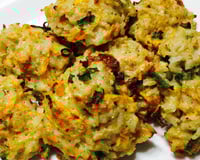 Bolinho de arroz integral assado