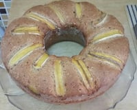 Bolo de banana com farinha de trigo