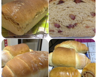 Pizza enrolada com recheio misto