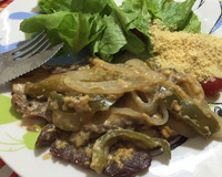 Bife ao forno com maionese