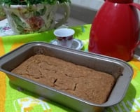 Bolo de banana e maçã sem glúten