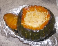 Fricassê de frango na abóbora moranga