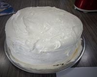 Massa de bolo branco para rechear