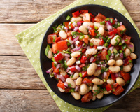 Salada de feijão branco