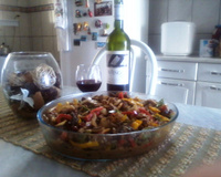 Antepasto de berinjela com funghi