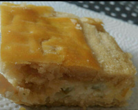 Torta de alho poró com ricota