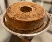 Bolo integral de banana e maçã