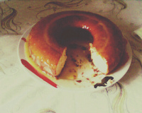 Bolo de laranja com calda