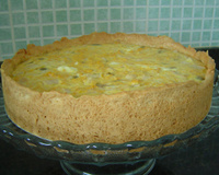 Quiche de frango com palmito