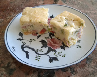 Torta de vagem/presunto e queijo do Lúcio Cezar