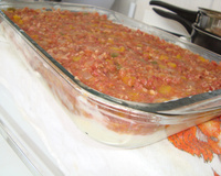 Torta de macaxeira com charque