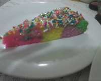 Bolo arco-íris