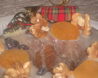 Bolo de nozes e damasco de Laura