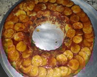 Bolo de banana na massa