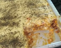 Lasanha de carne moída pratica