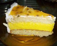 Bolo mousse de maracujá