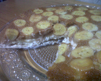 Torta de banana com queijo