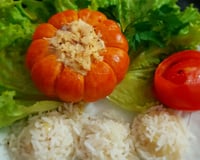 Mini abóbora moranga recheada