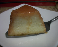 Pudim de mandioca com coco