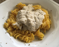 Macarrão com gorgonzola