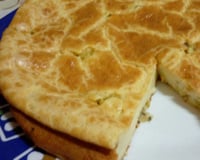 Torta fácil de alho poró