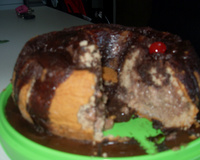 Bolo cavado guloseima