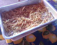 Batata palha no forno