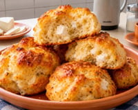 Em vez de torradas: faça nuvens de queijo caseiras fofinhas e gostosas para o lanche das crianças