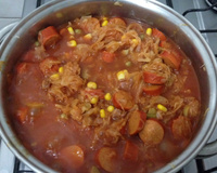 Molho de cachorro quente com bacon