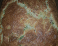 Souflé de legumes com calabresa