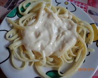Macarrão com molho branco