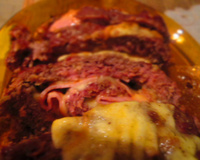 Rocambole de carne moída