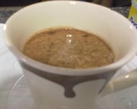Pó de cappuccino caseiro
