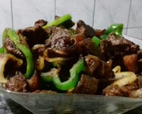 Picadinho de bife de alcatra ou contra filé