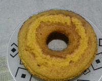 Bolo de milharina caseiro