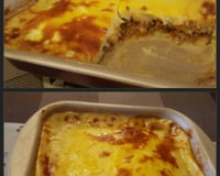 Bolo de batata com carne moída