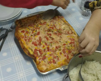 Pacu assado ao molho podre