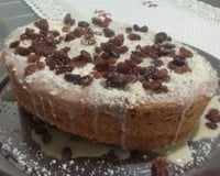 Bolo de aveia de micro-ondas