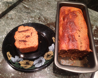 Bolo integral de banana com chocolate