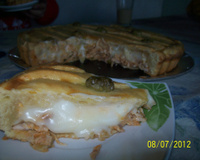 Empadão de frango com catupiry