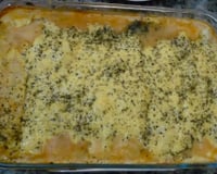 Lasanha com frango ao molho branco