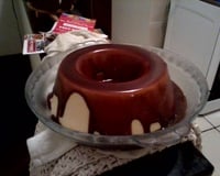 Manjar de coco com chocolate