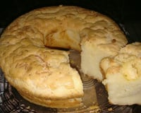 Pão de queijo de forma de pudim