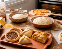 Uma única massa e diversas possibilidades de receitas: essa massa base é fácil de fazer e muito versátil