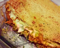 Torta de frango com requeijão de liquidificador